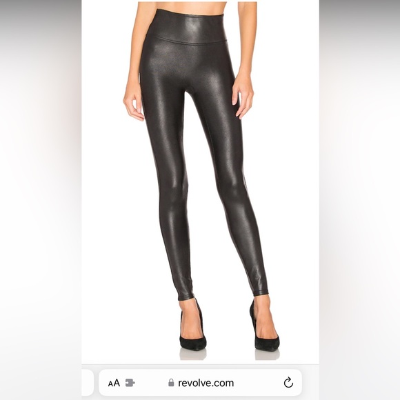 Spanx faux leather leggings - Picture 1 of 4